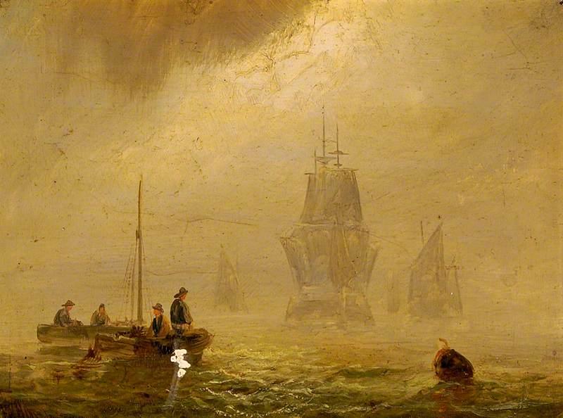 WikiOO.org - Encyclopedia of Fine Arts - Målning, konstverk William Thornley - Lifting Mists