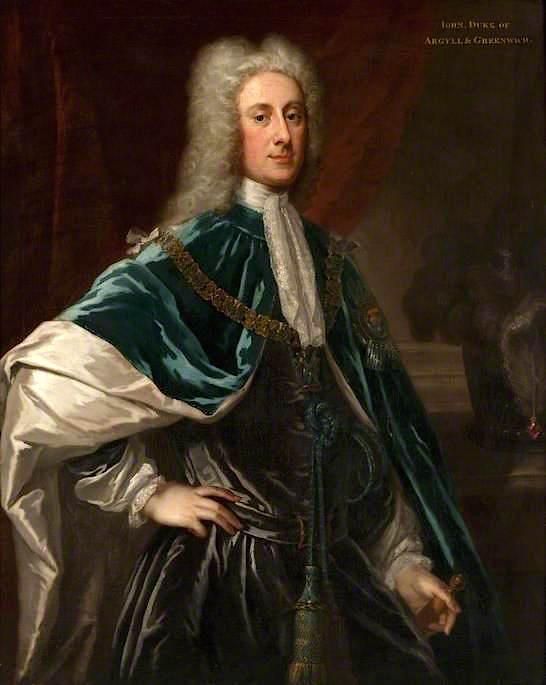 Wikioo.org - The Encyclopedia of Fine Arts - Painting, Artwork by William Aikman - John Dalrymple, 2nd Earl of Stair (also known as John Campbell, Duke of Argyll and Greenwich)