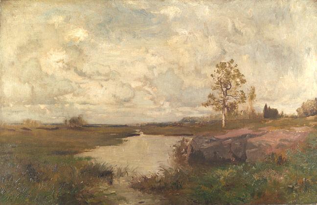 Wikioo.org - สารานุกรมวิจิตรศิลป์ - จิตรกรรม Alexander Helwig Wyant - Marsh Landscape