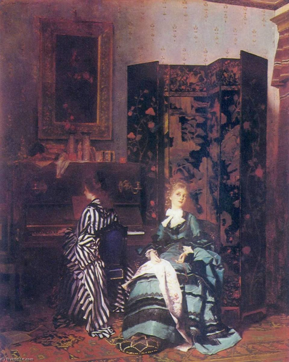 WikiOO.org - אנציקלופדיה לאמנויות יפות - ציור, יצירות אמנות Albert Von Keller - Chopin