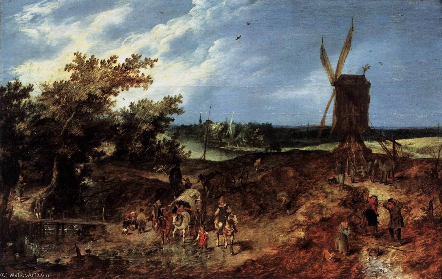 WikiOO.org - Encyclopedia of Fine Arts - Maleri, Artwork Adriaen Pietersz Van De Venne - Summer