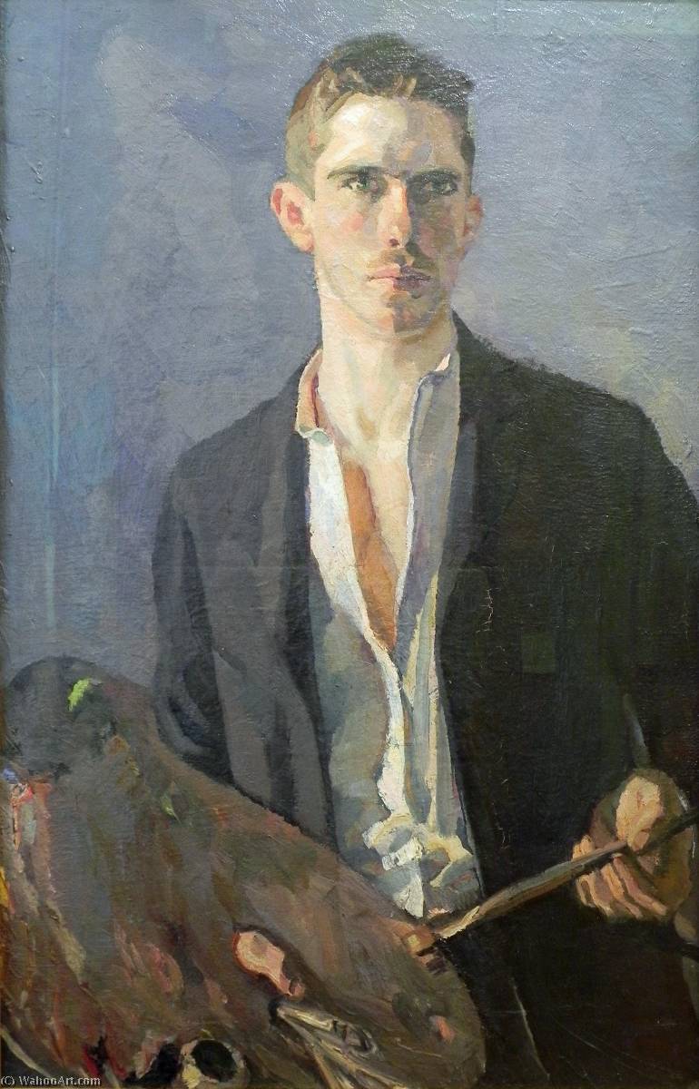 WikiOO.org - Encyclopedia of Fine Arts - Lukisan, Artwork Albert Weisgerber - Self portrait