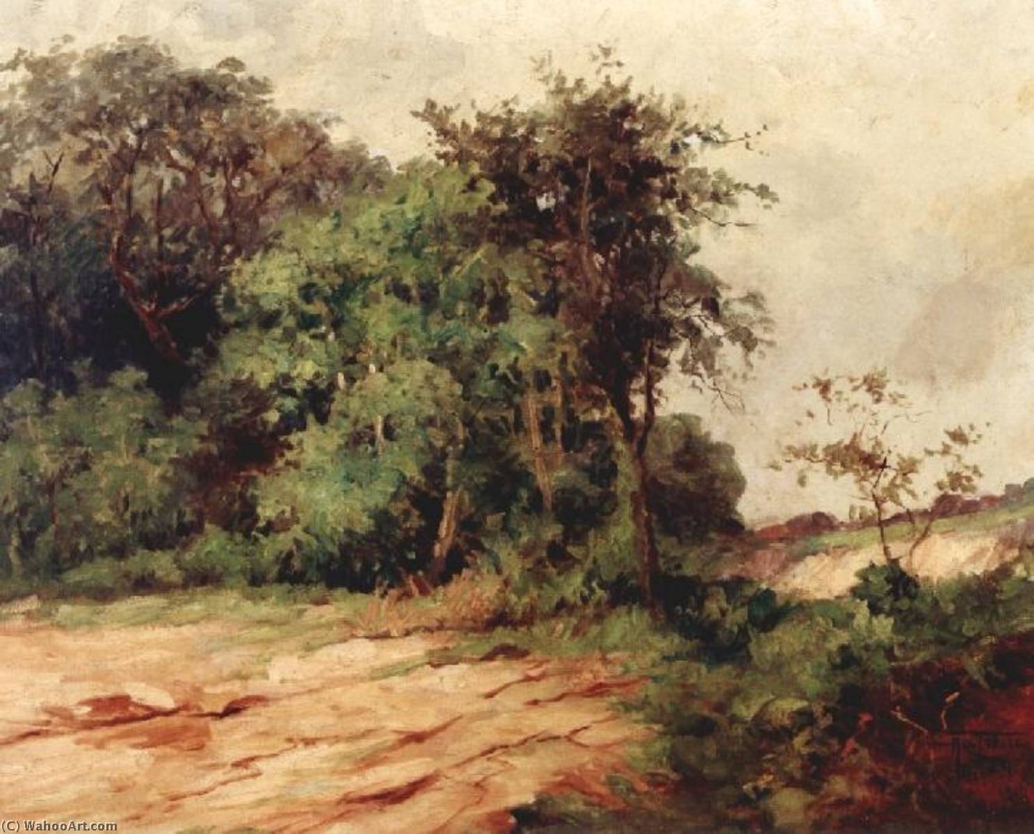 WikiOO.org - Енциклопедия за изящни изкуства - Живопис, Произведения на изкуството Antonio Parreiras - English Landscape Português Paisagem