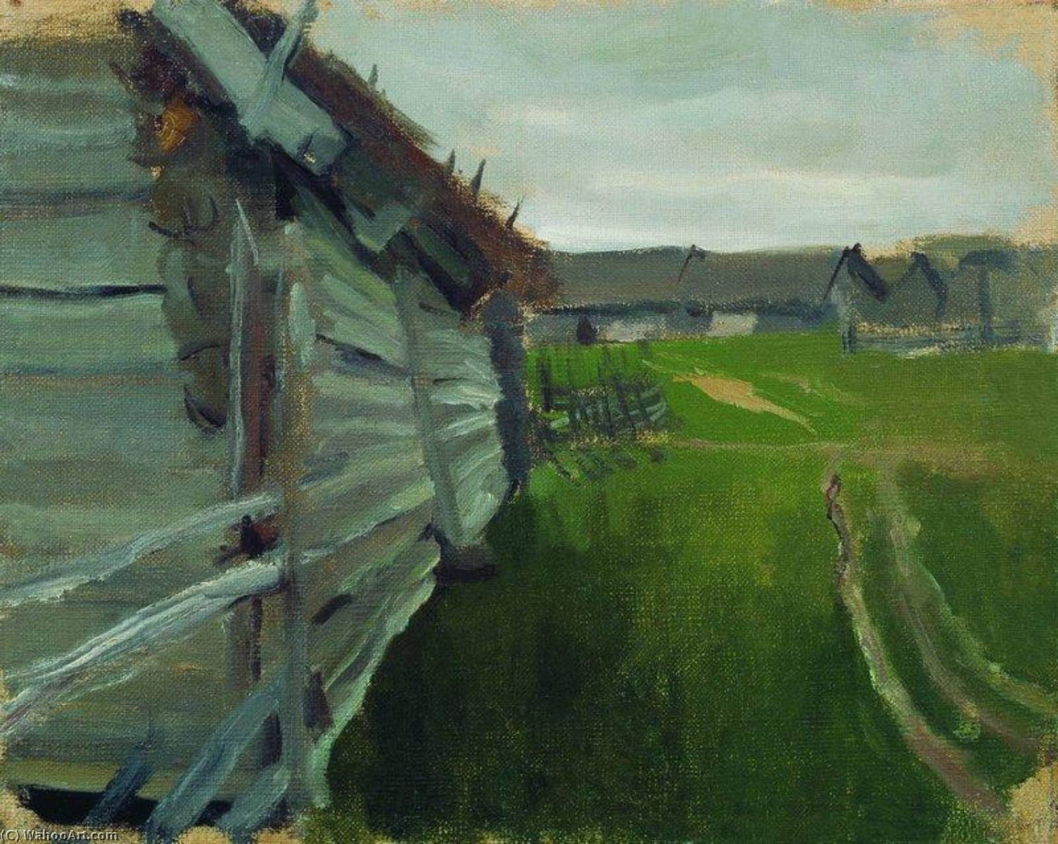 WikiOO.org - Енциклопедия за изящни изкуства - Живопис, Произведения на изкуството Boris Mikhaylovich Kustodiev - Landscape near Kostroma