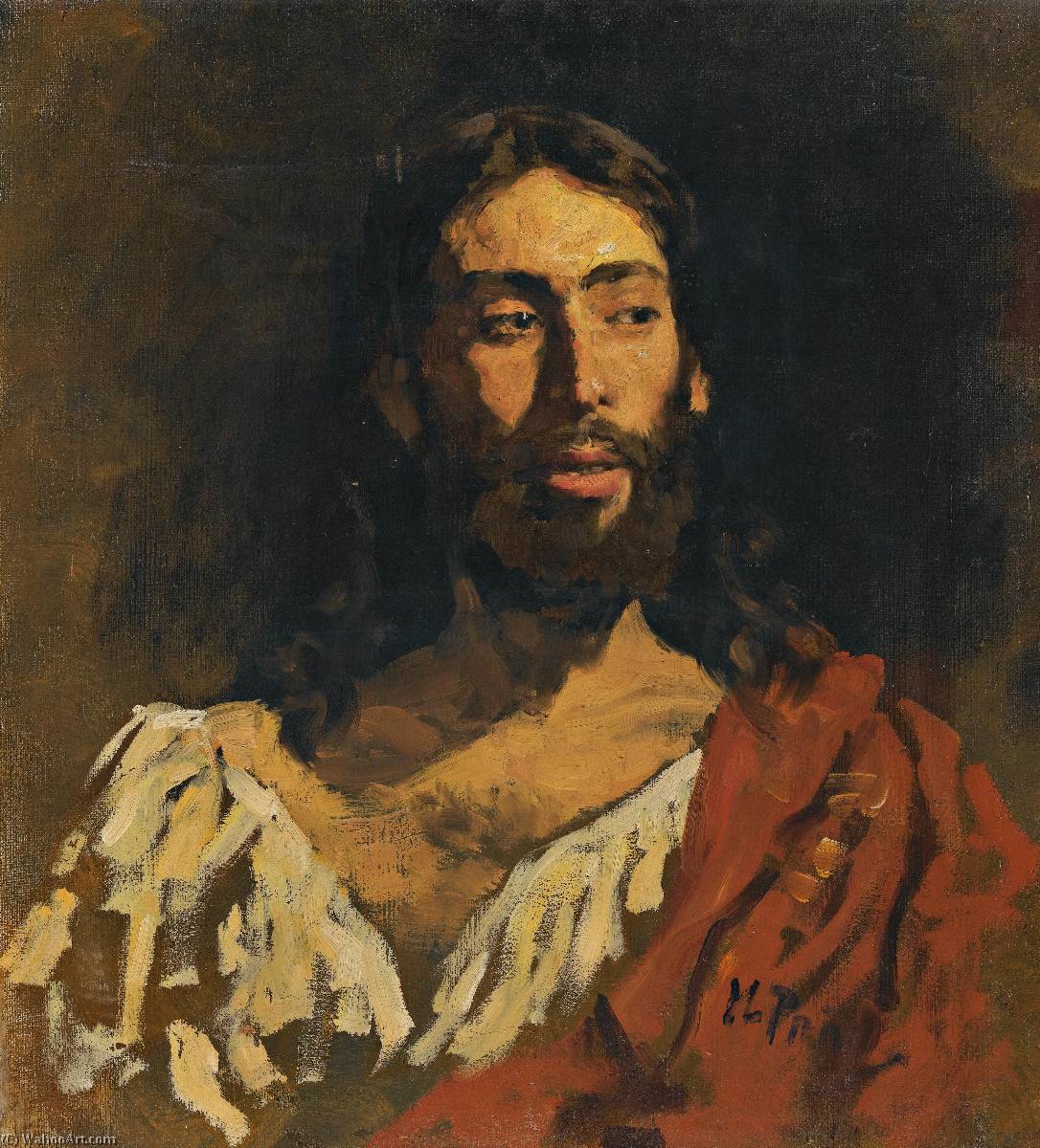 WikiOO.org - Encyclopedia of Fine Arts - Maľba, Artwork Ilya Yefimovich Repin - Portrait of a Judean