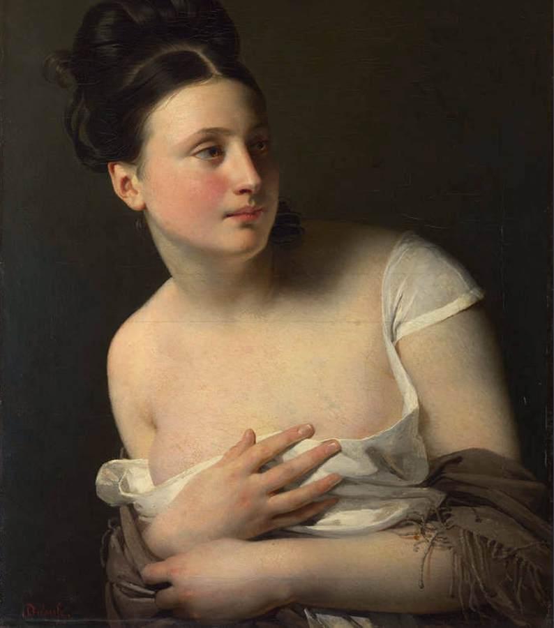 Wikioo.org - The Encyclopedia of Fine Arts - Painting, Artwork by Claude Marie Paul Dubufe - The Surprise