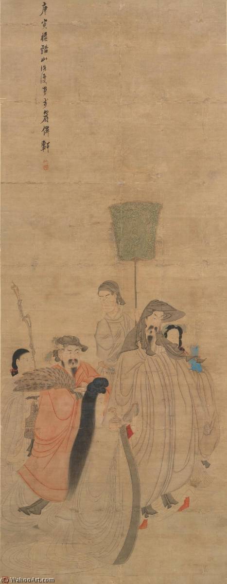 WikiOO.org - Encyclopedia of Fine Arts - Lukisan, Artwork Chen Hongshou - FIGURES