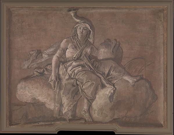 WikiOO.org - אנציקלופדיה לאמנויות יפות - ציור, יצירות אמנות Giandomenico Tiepolo - Africa