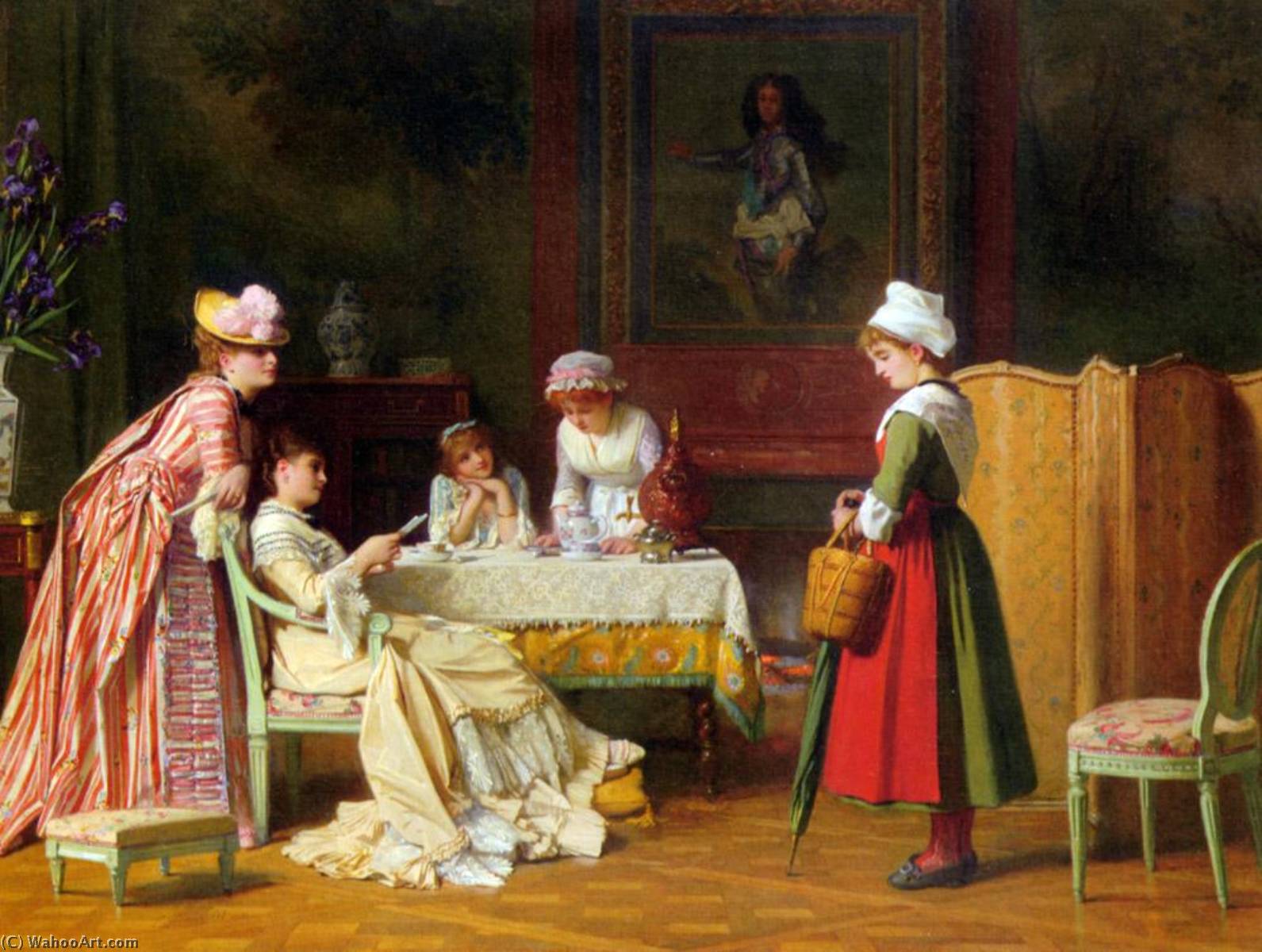 Wikioo.org – L'Enciclopedia delle Belle Arti - Pittura, Opere di Charles Baugniet - una lettera di  raccomandazione