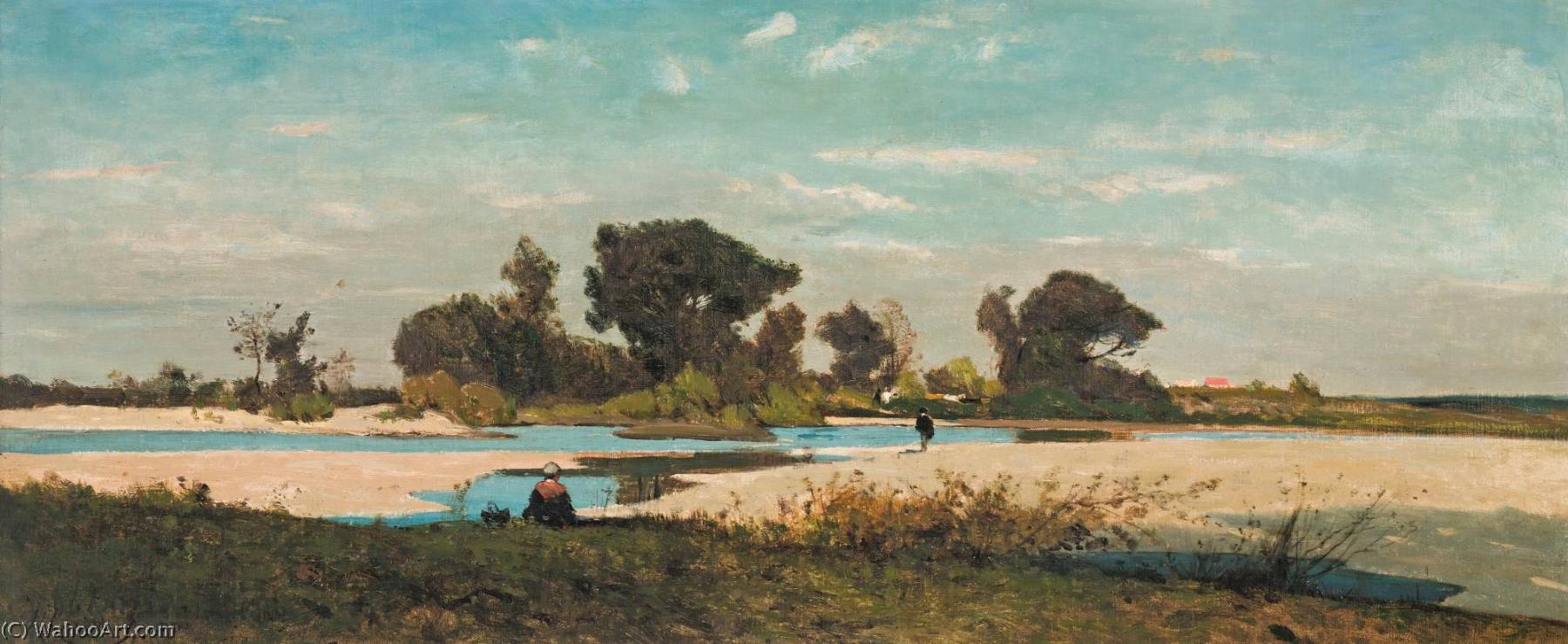 Wikioo.org - The Encyclopedia of Fine Arts - Painting, Artwork by Henri-Joseph Harpignies - Paysage