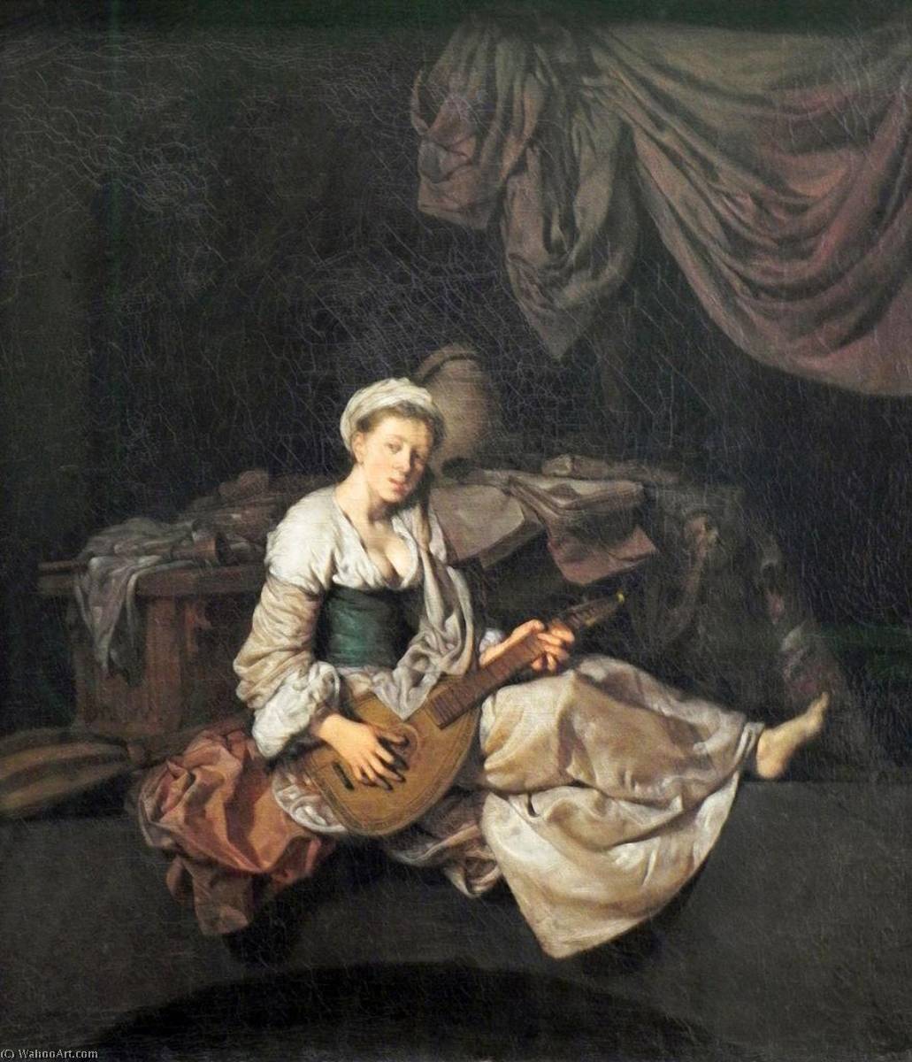 WikiOO.org - Encyclopedia of Fine Arts - Festés, Grafika Cornelis Pietersz Bega - The Lute Player