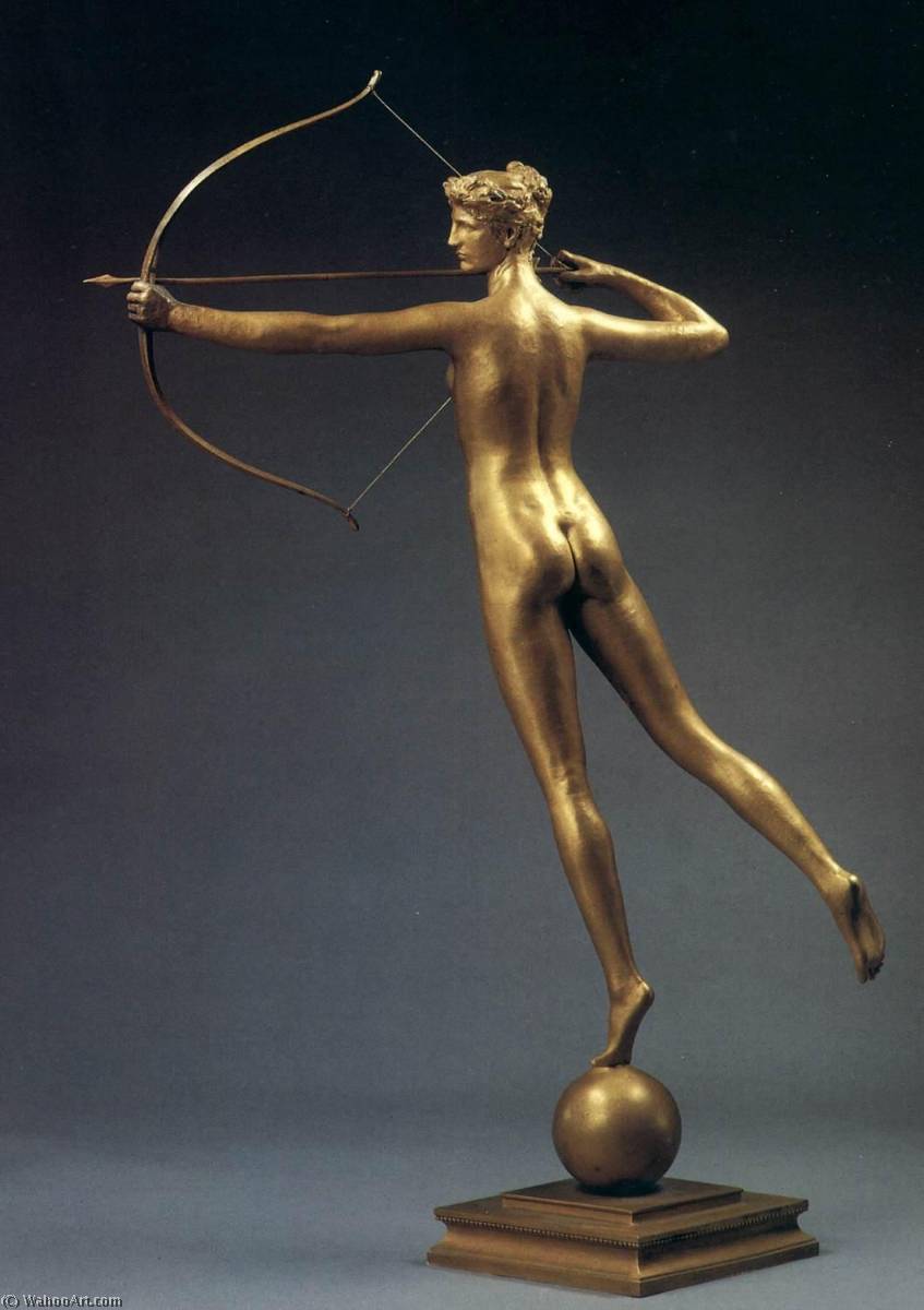 WikiOO.org - Encyclopedia of Fine Arts - Lukisan, Artwork Augustus Saint Gaudens - Diana