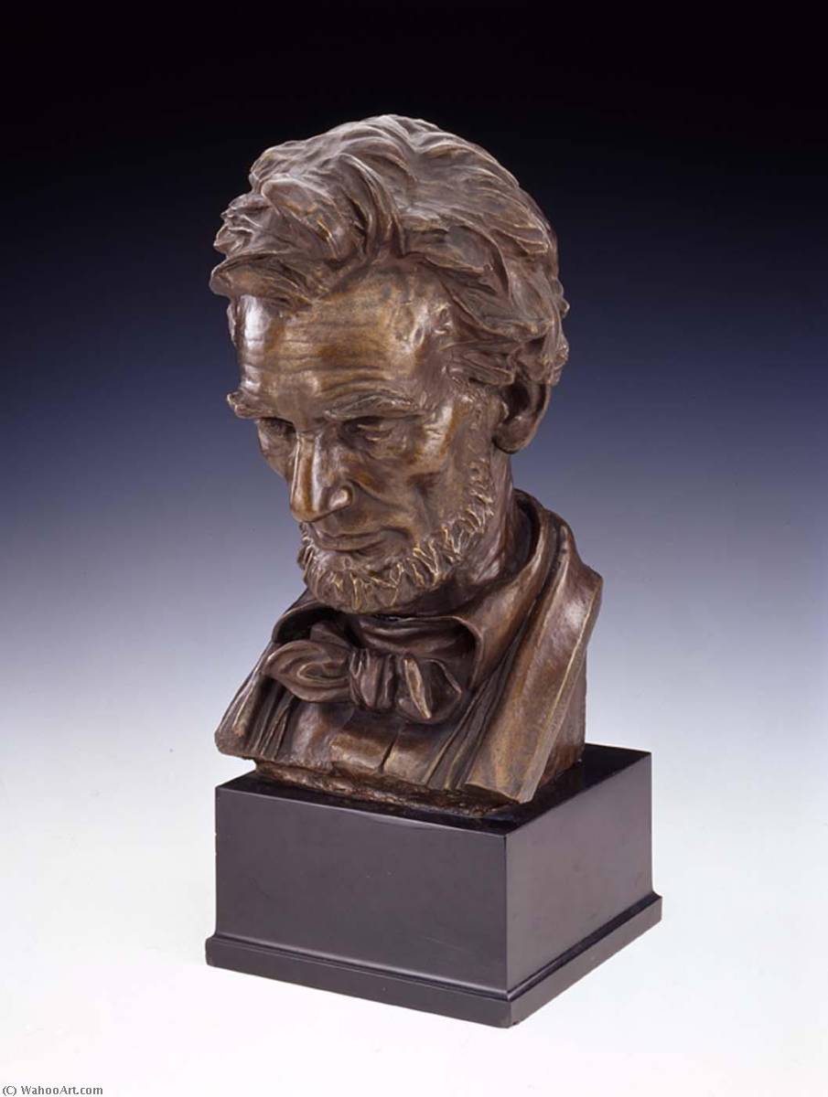 WikiOO.org - Enciclopédia das Belas Artes - Pintura, Arte por Augustus Saint Gaudens - Abraham Lincoln