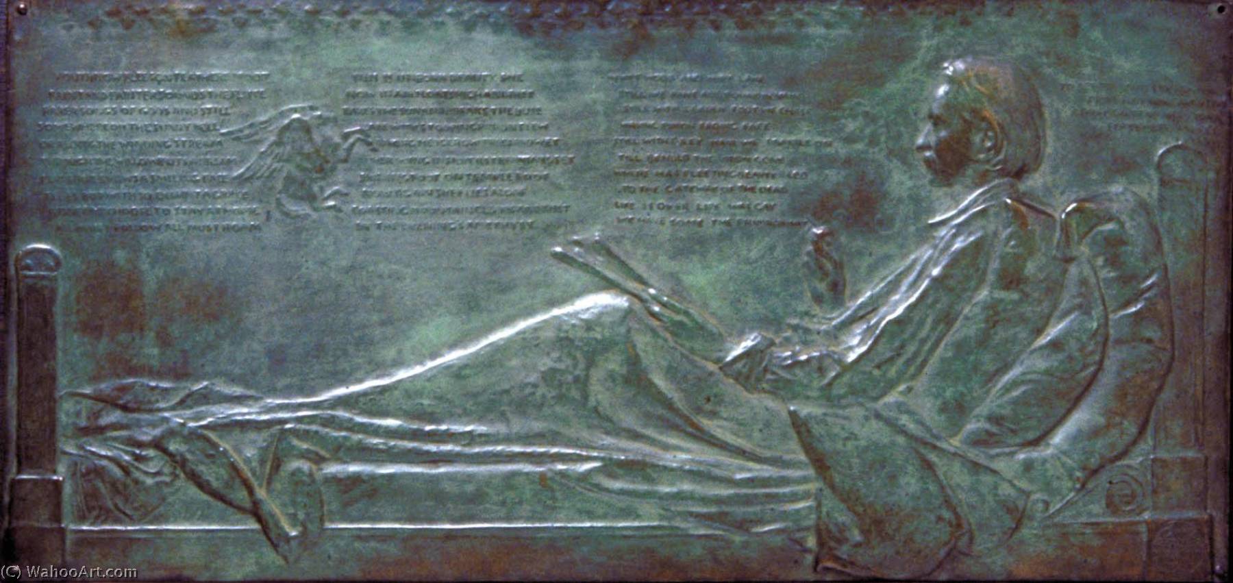 WikiOO.org - Encyclopedia of Fine Arts - Maalaus, taideteos Augustus Saint Gaudens - Robert Louis Stevenson