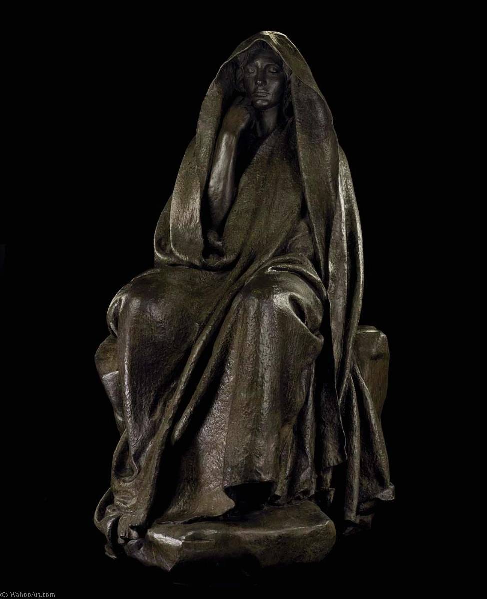 WikiOO.org - Encyclopedia of Fine Arts - Lukisan, Artwork Augustus Saint Gaudens - Adams Memorial