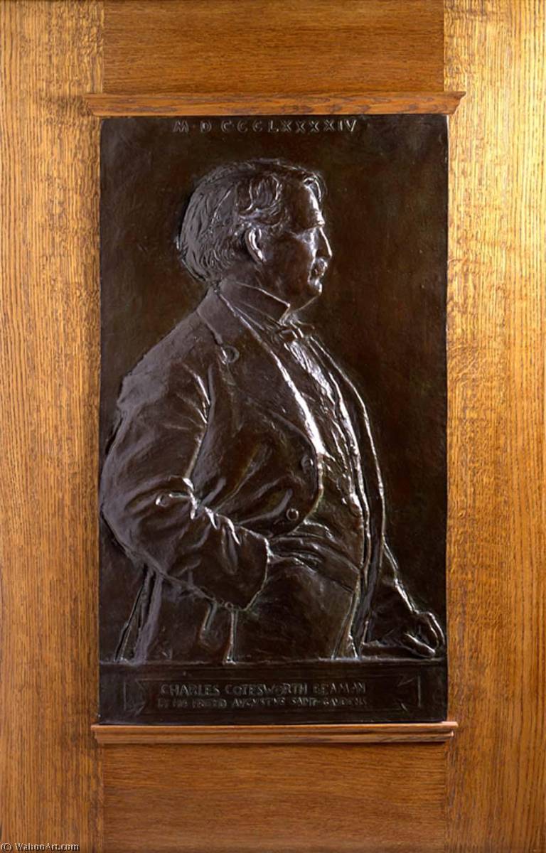 WikiOO.org - Encyclopedia of Fine Arts - Maalaus, taideteos Augustus Saint Gaudens - Charles Cotesworth Beaman
