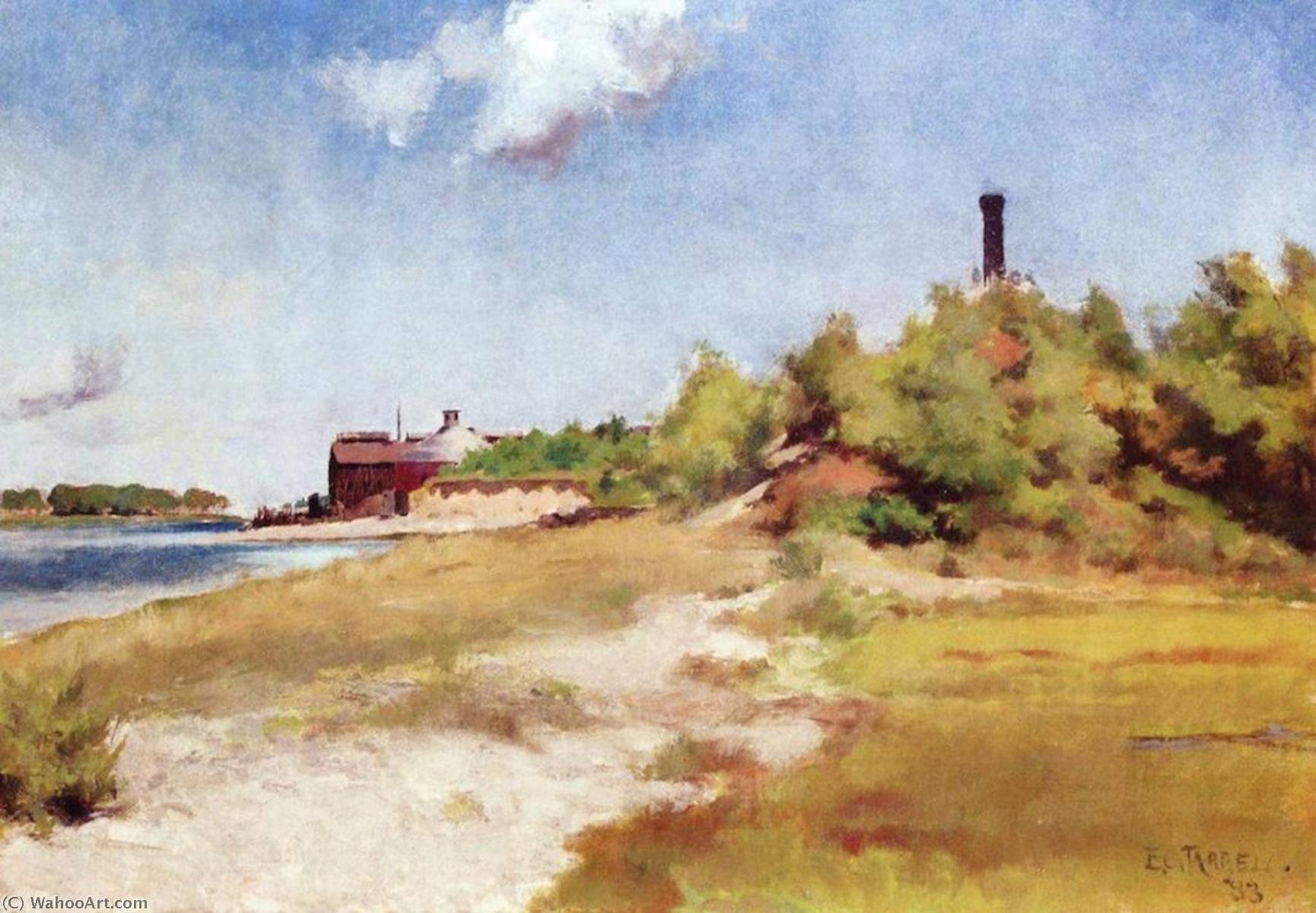 Wikioo.org - The Encyclopedia of Fine Arts - Painting, Artwork by Edmund Charles Tarbell - Early Shore Scene