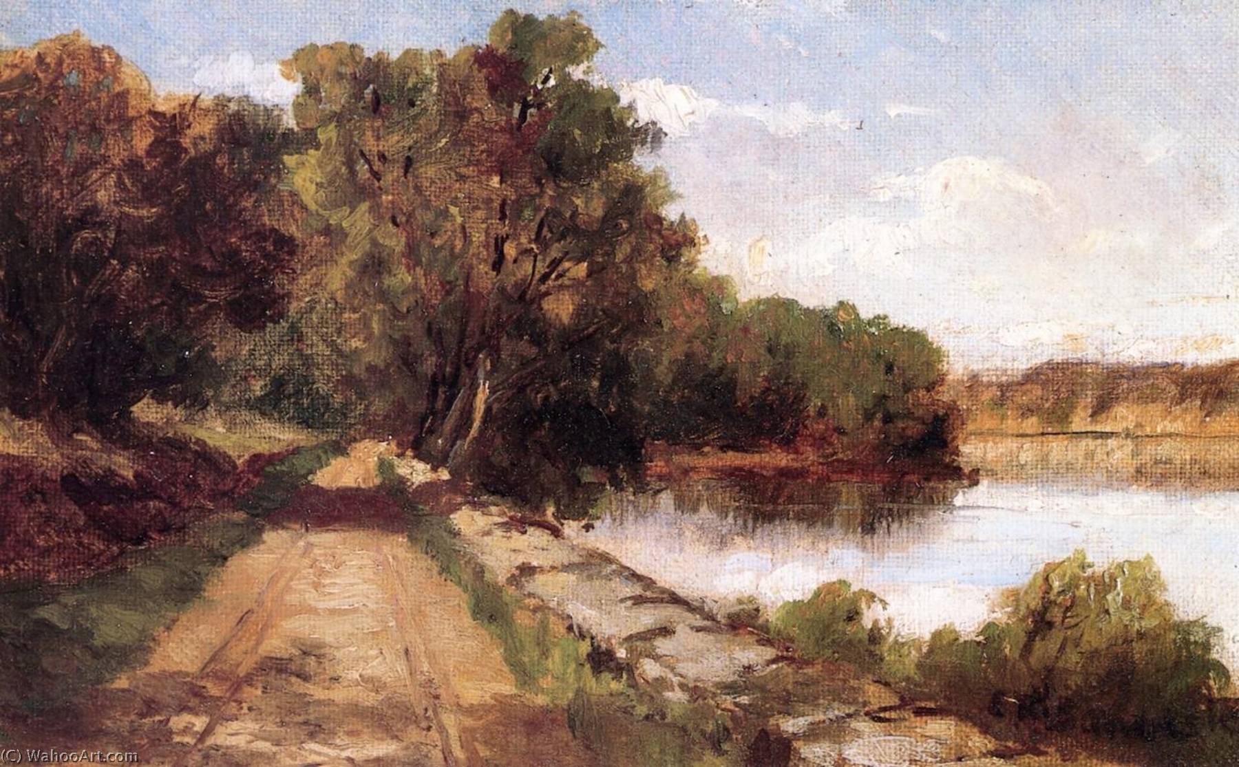 Wikioo.org - The Encyclopedia of Fine Arts - Painting, Artwork by Edward Mitchell Bannister - Kid's Road