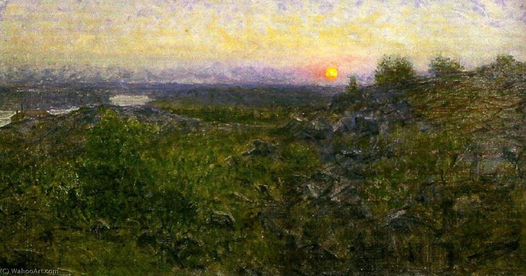 Wikioo.org - The Encyclopedia of Fine Arts - Painting, Artwork by Eugene Jansson - Dusk in the Mountains