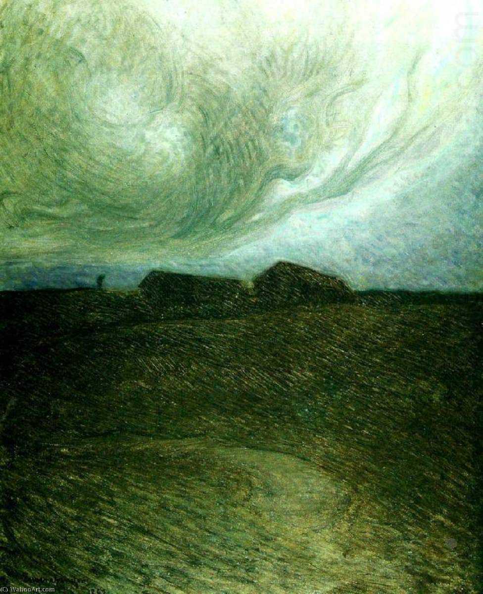 Wikioo.org - The Encyclopedia of Fine Arts - Painting, Artwork by Eugene Jansson - Moonlight