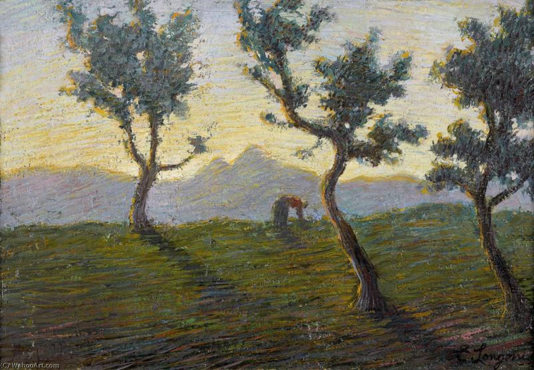 WikiOO.org - Encyclopedia of Fine Arts - Lukisan, Artwork Emilio Longoni - Landscape