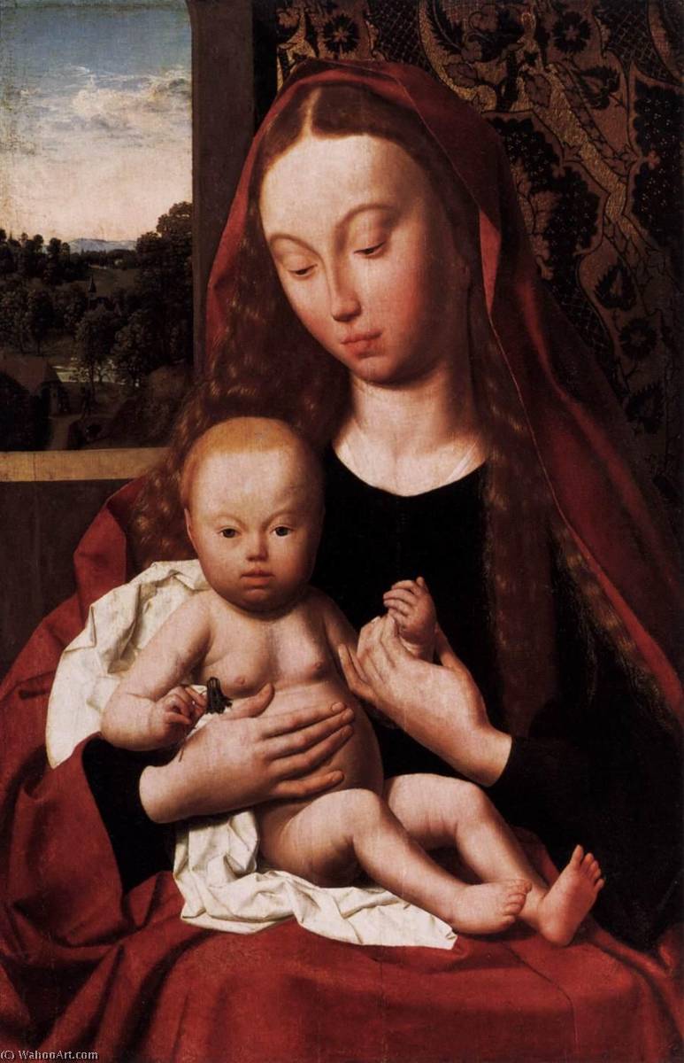 Wikioo.org - The Encyclopedia of Fine Arts - Painting, Artwork by Geertgen Tot Sint Jans - Madonna and Child