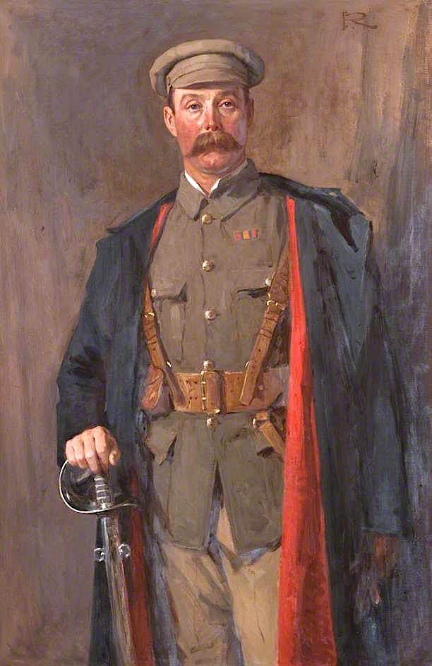 Wikioo.org - The Encyclopedia of Fine Arts - Painting, Artwork by George Agnew Reid - Lieutenant Colonel Hamilton Campbell