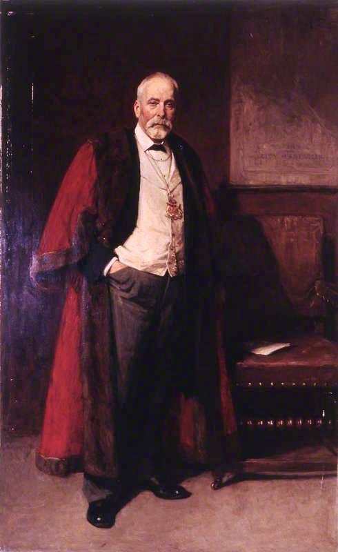 Wikioo.org - The Encyclopedia of Fine Arts - Painting, Artwork by George Reid - James Walker of Richmondhill, Lord Provost of Aberdeen