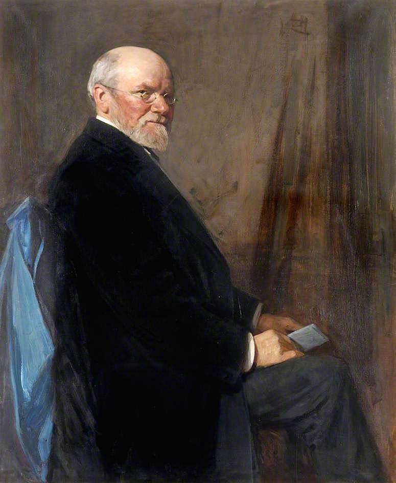 Wikioo.org - The Encyclopedia of Fine Arts - Painting, Artwork by George Agnew Reid - Dr Joseph Ogilvie, Rector, Aberdeen Church of Scotland Training College