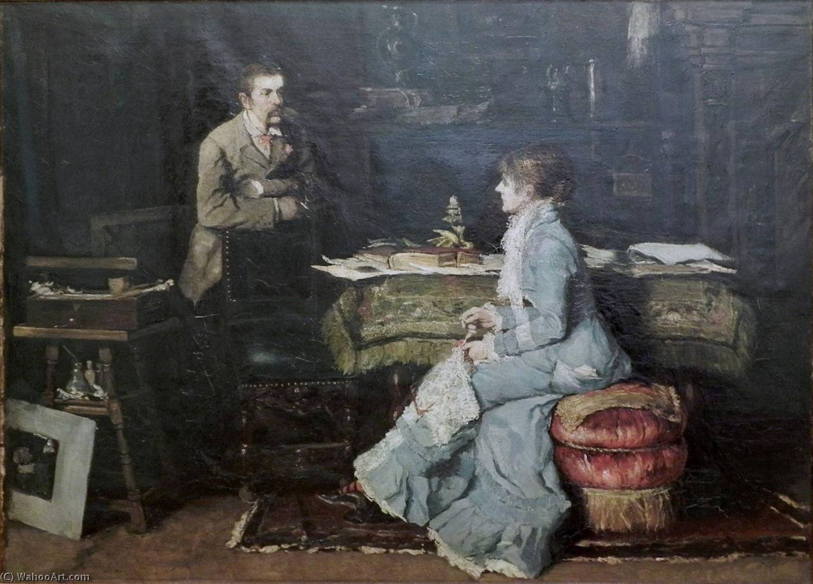 Wikioo.org - The Encyclopedia of Fine Arts - Painting, Artwork by Fritz Von Uhde - In the Studio