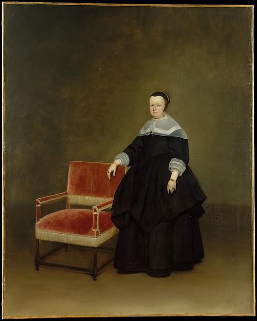 Wikioo.org - The Encyclopedia of Fine Arts - Painting, Artwork by Gerard Ter Borch The Younger - Margaretha van Haexbergen (1614 1676)