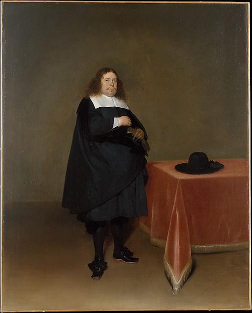 Wikioo.org - The Encyclopedia of Fine Arts - Painting, Artwork by Gerard Ter Borch The Younger - Burgomaster Jan van Duren (1613 1687)