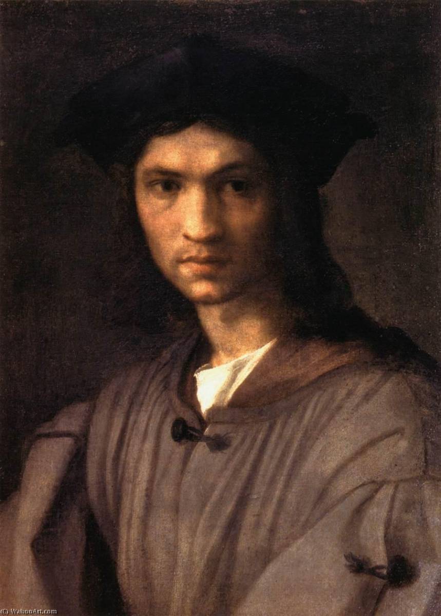 WikiOO.org – 美術百科全書 - 繪畫，作品 Andrea Del Sarto - 肖像巴乔班迪内利的