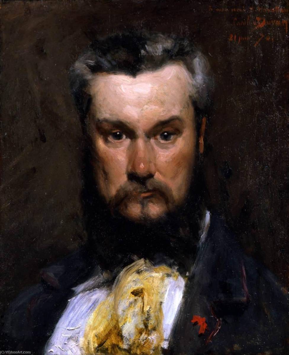 Wikioo.org - The Encyclopedia of Fine Arts - Painting, Artwork by Carolus-Duran (Charles-Auguste-Emile Durand) - Portrait of Hector Hanoteau