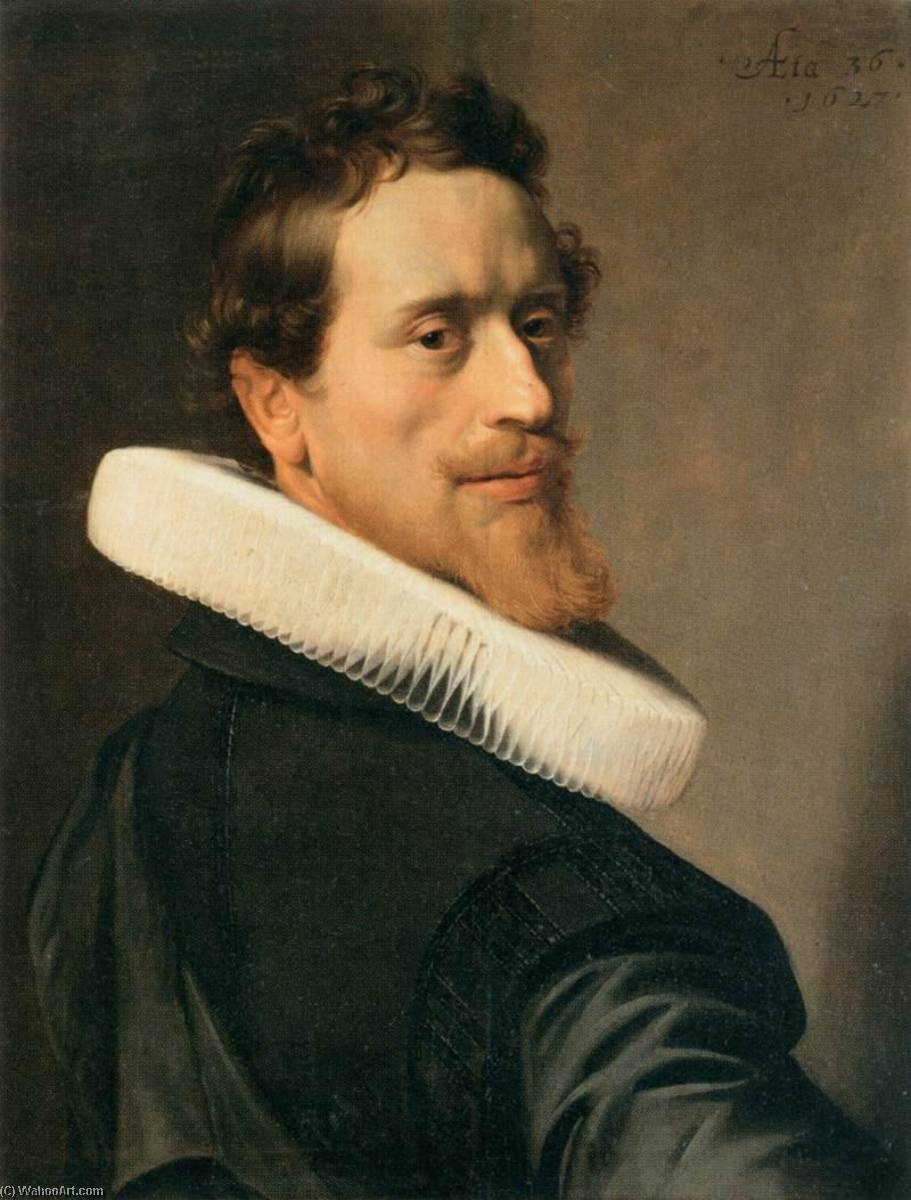 Wikioo.org - The Encyclopedia of Fine Arts - Painting, Artwork by Nicolaes Eliasz Pickenoy - Self Portrait at the Age of Thirty Six