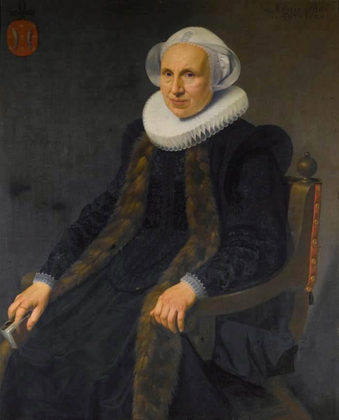 Wikioo.org - The Encyclopedia of Fine Arts - Painting, Artwork by Nicolaes Eliasz Pickenoy - Portrait of a Lady