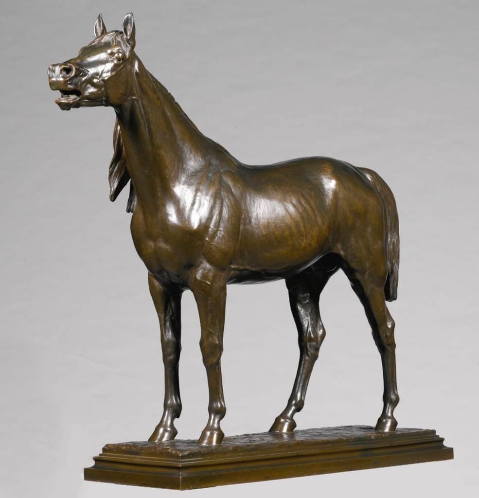 WikiOO.org - Encyclopedia of Fine Arts - Lukisan, Artwork Isidore Jules Bonheur - The Horse Henissant