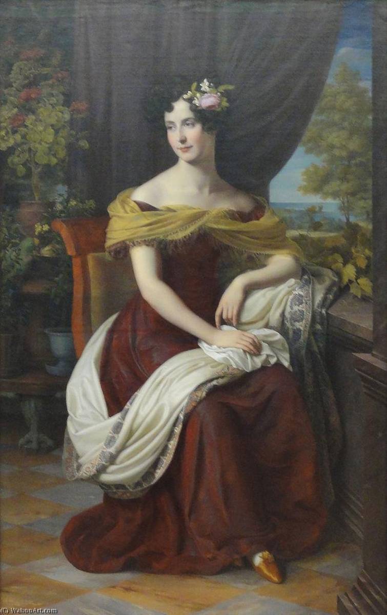 Wikioo.org - The Encyclopedia of Fine Arts - Painting, Artwork by Friedrich Wilhelm Schadow - Fanny Ebers