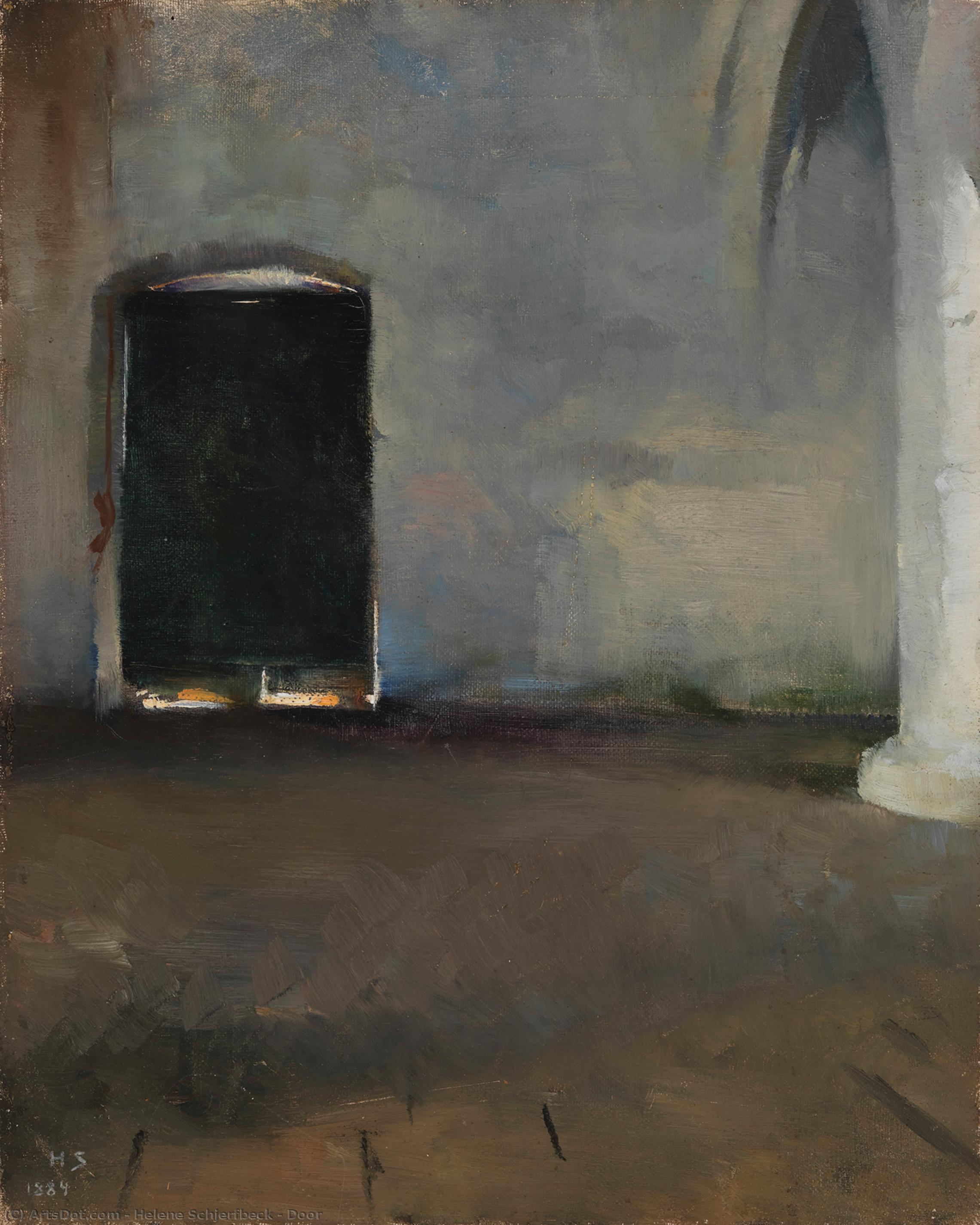 Wikioo.org - The Encyclopedia of Fine Arts - Painting, Artwork by Helene Schjerfbeck - Door