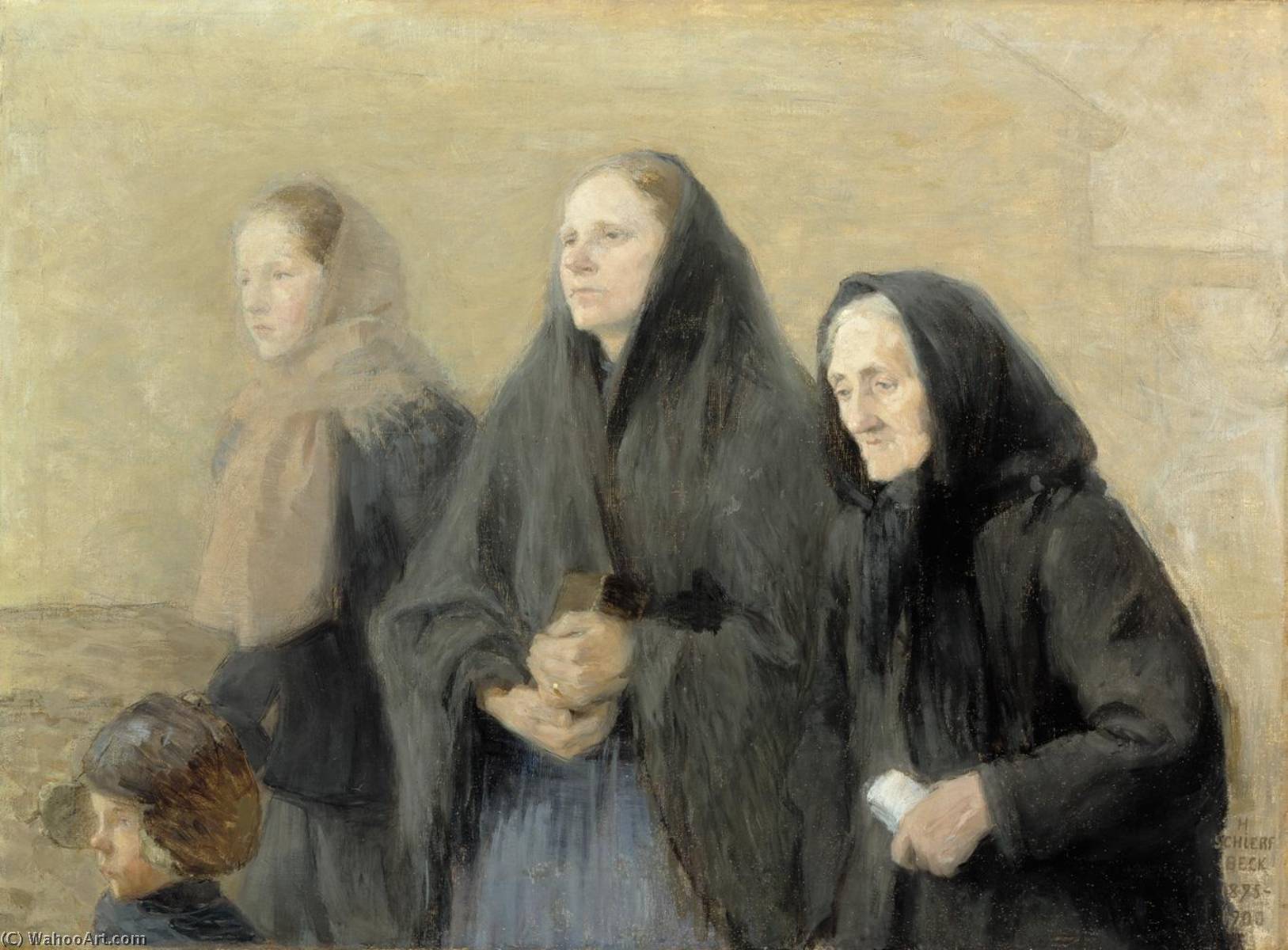 Wikioo.org - The Encyclopedia of Fine Arts - Painting, Artwork by Helene Schjerfbeck - Easter Morning