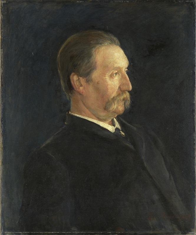 WikiOO.org - Encyclopedia of Fine Arts - Målning, konstverk Hans Heyerdahl - Portrait of Johan Lauritz Bidenkap