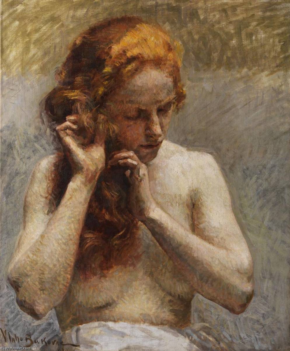Wikioo.org – La Enciclopedia de las Bellas Artes - Pintura, Obras de arte de Vlaho Bukovac - desnudo femenino