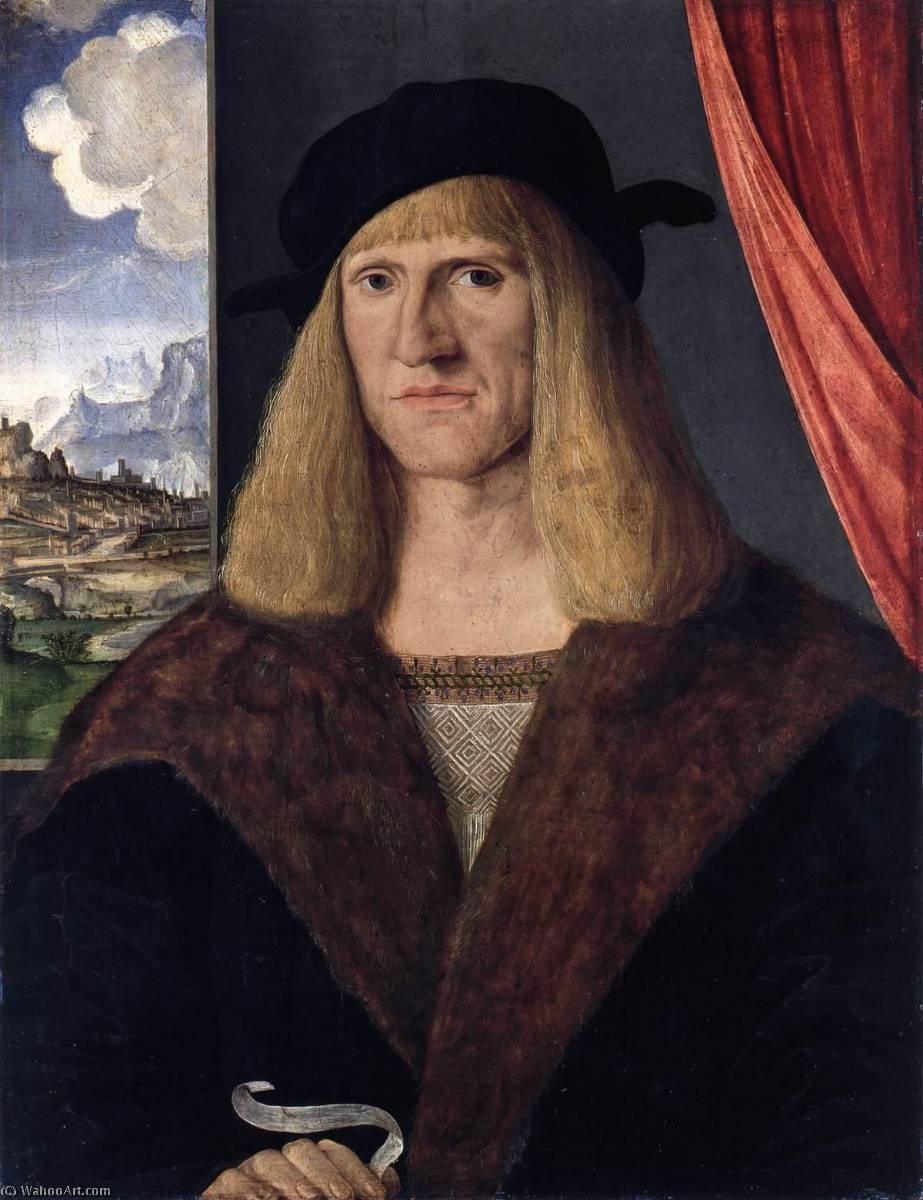 Wikioo.org - The Encyclopedia of Fine Arts - Painting, Artwork by Jacopo Barbari - Portrait of a Man