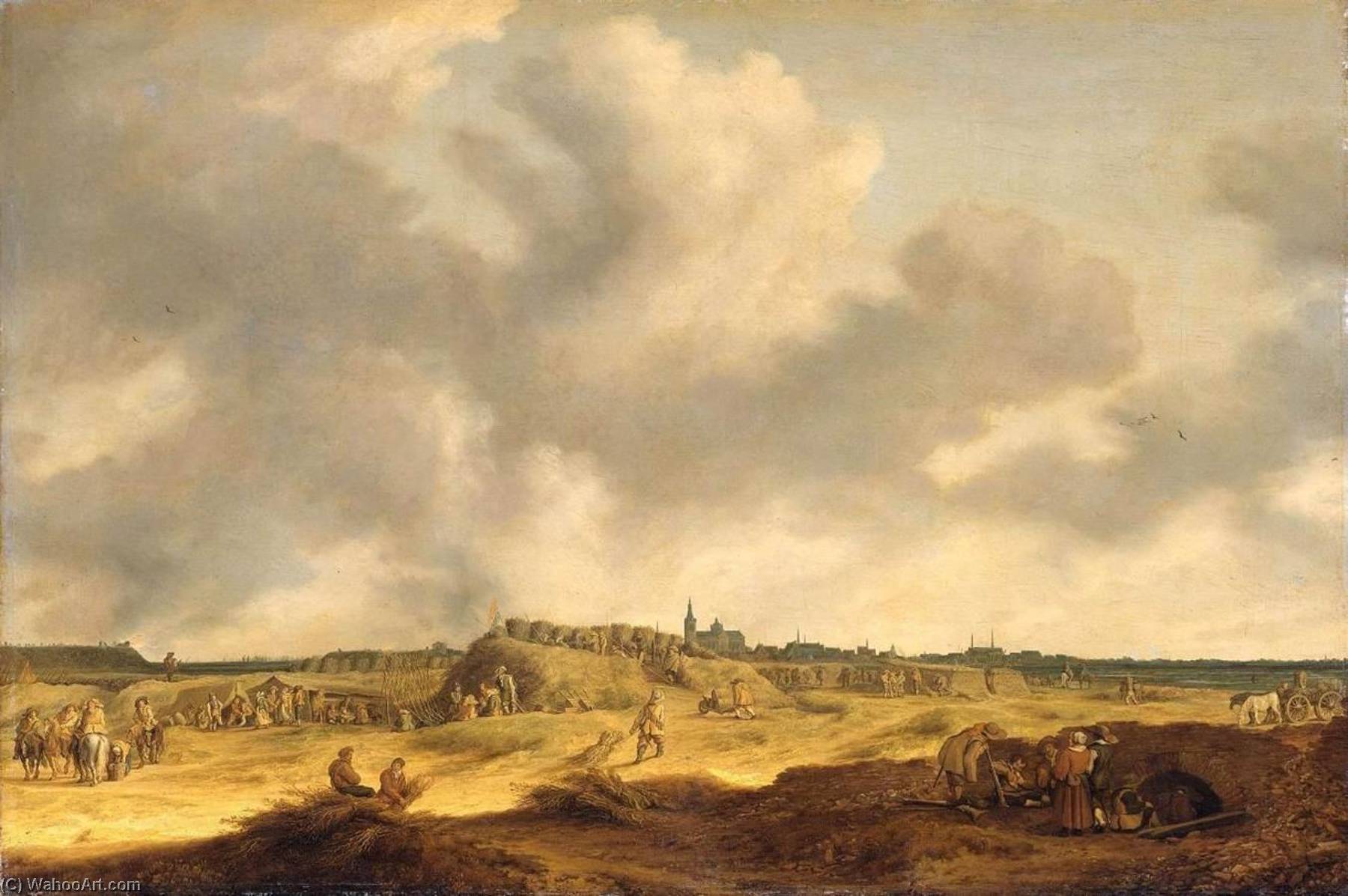 Wikioo.org - The Encyclopedia of Fine Arts - Painting, Artwork by Pieter De Neyn - Siege of 's Hertogenbosch by Frederik Hendrik
