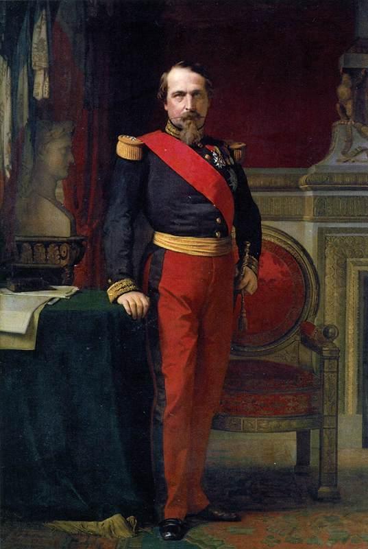 Wikioo.org - The Encyclopedia of Fine Arts - Painting, Artwork by Hippolyte Jean Flandrin - Napoléon III, Emperor of France