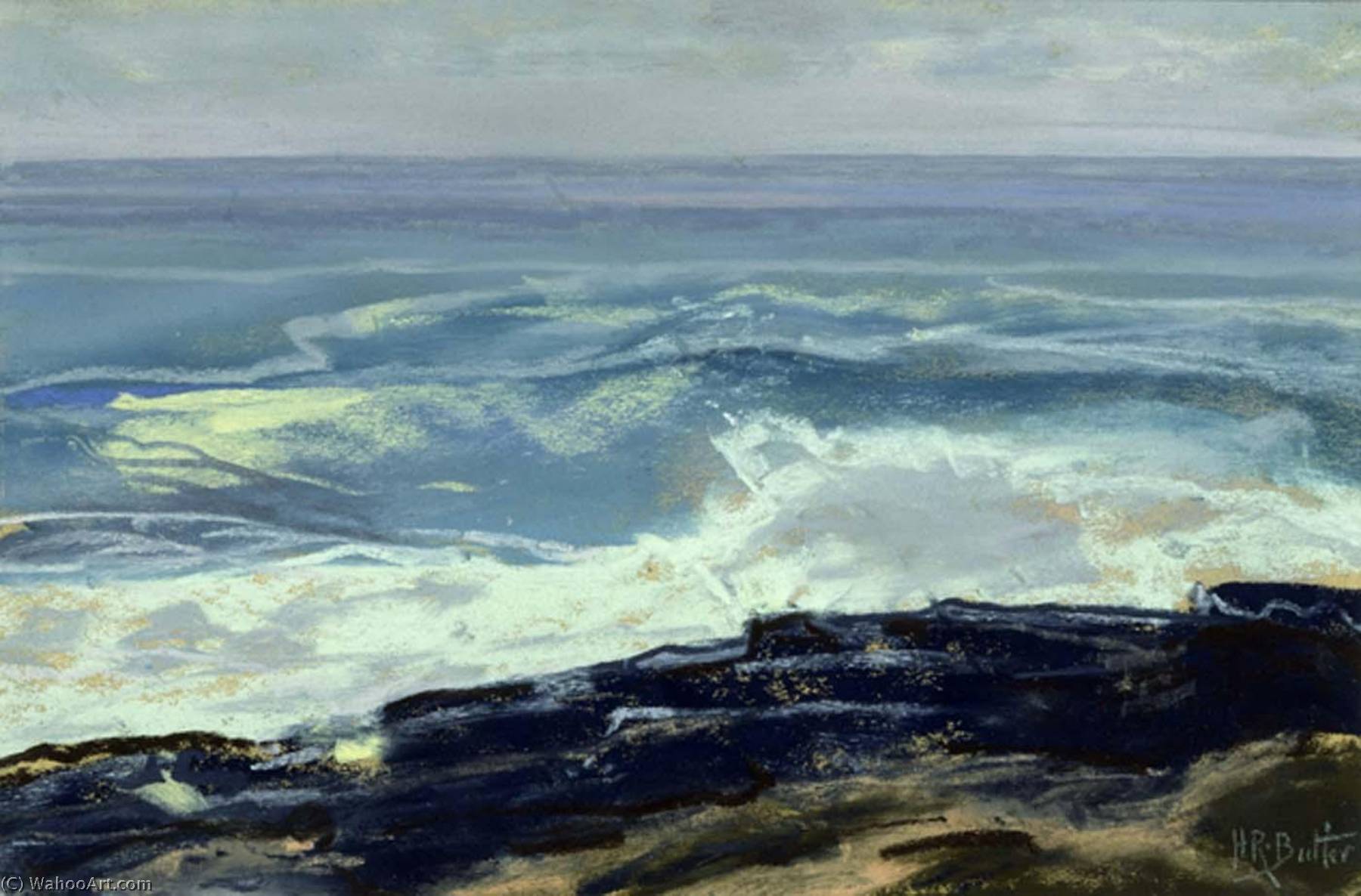 Wikioo.org - The Encyclopedia of Fine Arts - Painting, Artwork by Howard Russell Butler - Maine Coast ( 31)