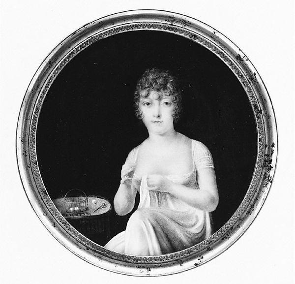 WikiOO.org - Encyclopedia of Fine Arts - Lukisan, Artwork Jean Baptist Isabey - Madame Jean Baptiste Isabey (Jeanne Laurice de Salienne, died 1829)