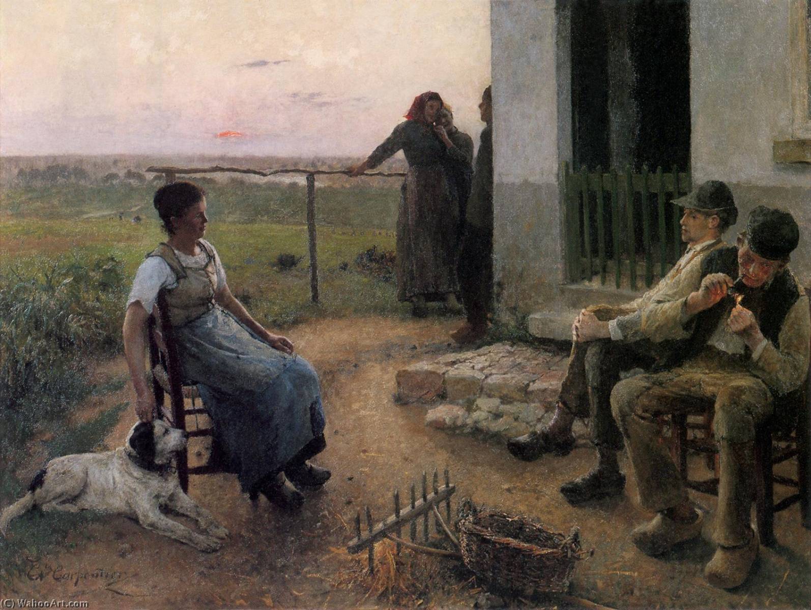 Wikioo.org - The Encyclopedia of Fine Arts - Painting, Artwork by Evariste Carpentier - 
