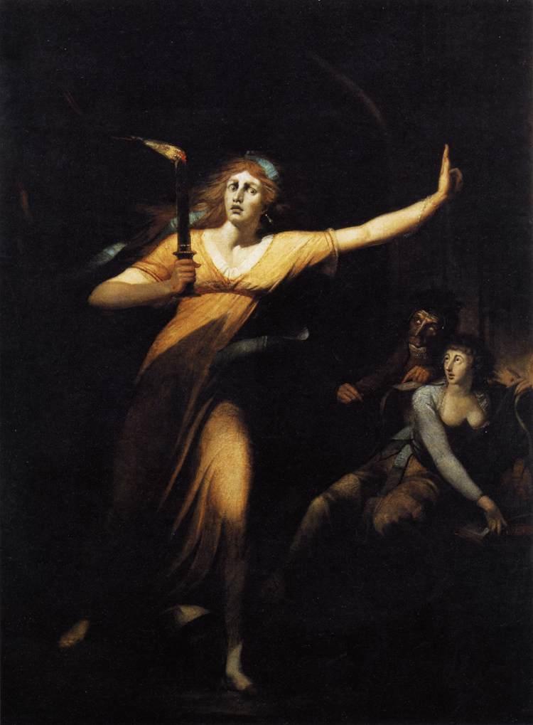 Wikioo.org - The Encyclopedia of Fine Arts - Painting, Artwork by Henry Fuseli (Johann Heinrich Füssli) - Lady Macbeth