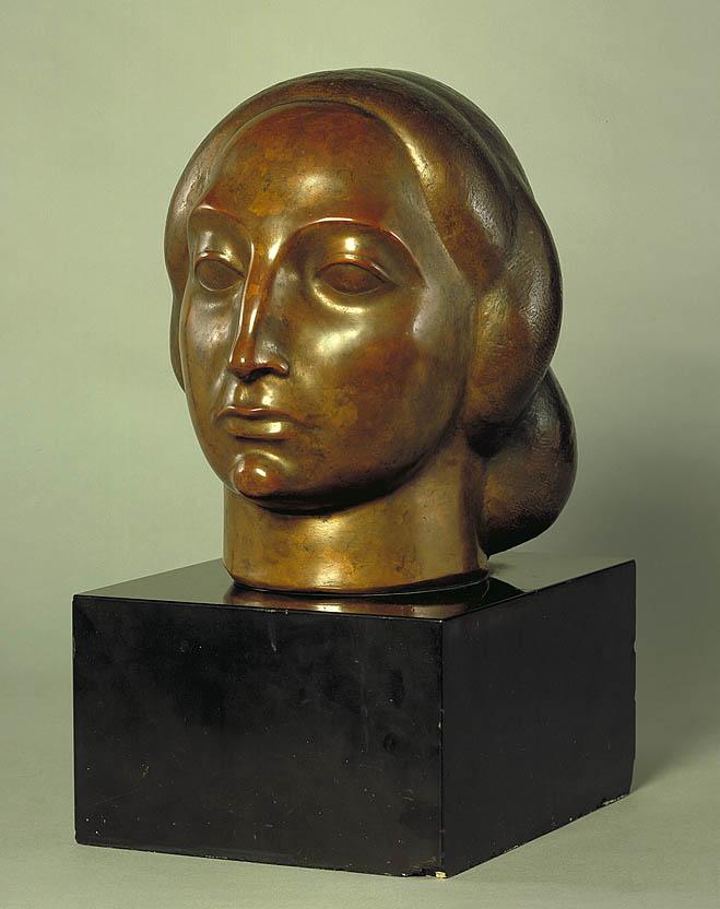Wikioo.org - สารานุกรมวิจิตรศิลป์ - จิตรกรรม Gaston Lachaise - Head of a Woman